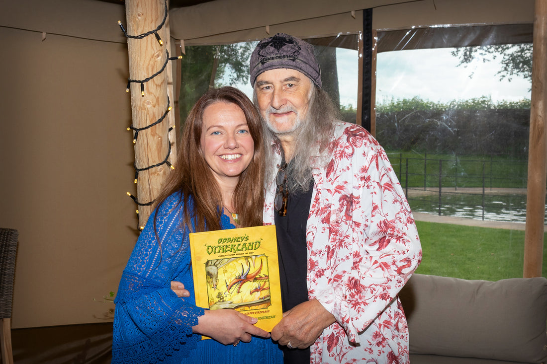 Rodney and Sarah Matthews at Oddney's Otherland Book Launch