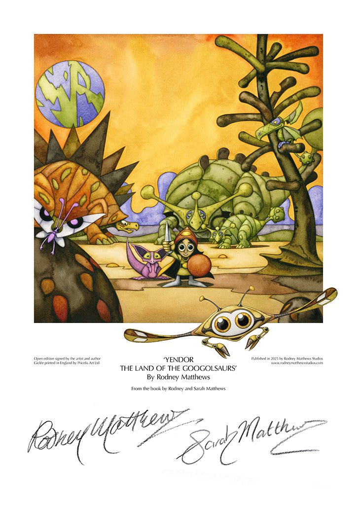 Yendor - The Land of the Googolsaurs Print