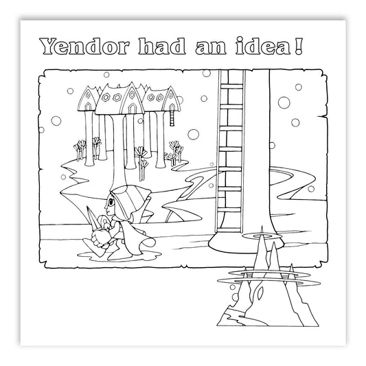 Yendor Colouring Book